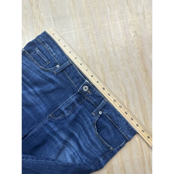 Paige Jeans Verdugo Crop 31 Dark Wash Raw Hem Stretch - Picture 6 of 6